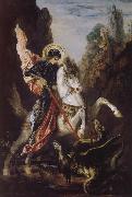 Gustave Moreau Saint George and the Dragon oil painting artist